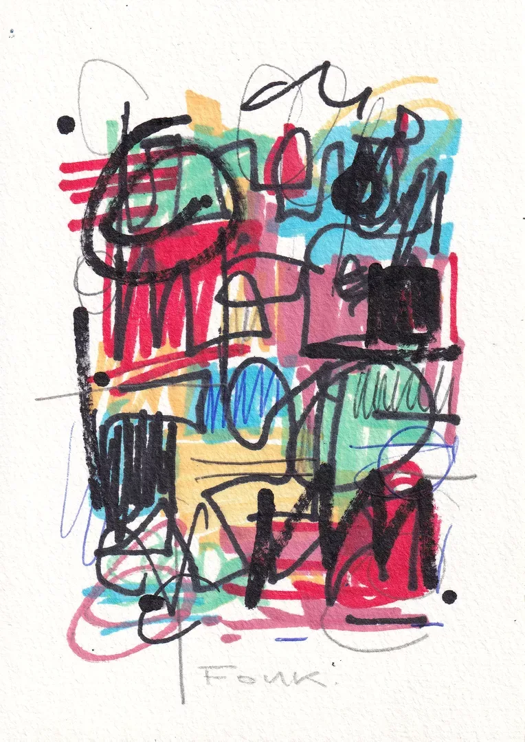 Lignes, œuvre originale de Fonk